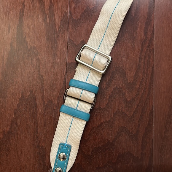 Auth Coach Rare Scribble Logo Rainbow Hampton Field Camera Crossbody Bag! - Picture 5 of 11